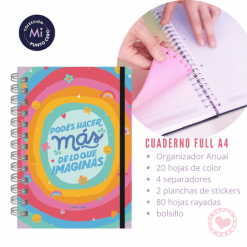 Producto - CUADERNO PUNTO CERO A4 REMOVIBLE FULL