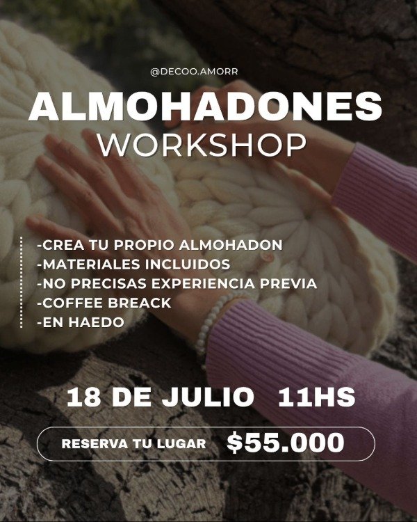 Producto - ALMOHADONES 18 DE JULIO