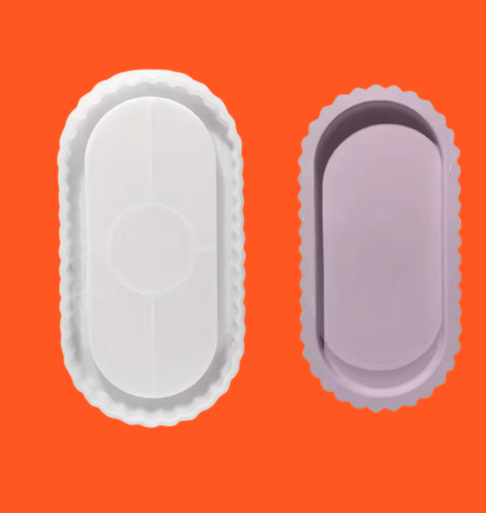 Producto - Molde Silicona Bandeja Ovalada Rizada
