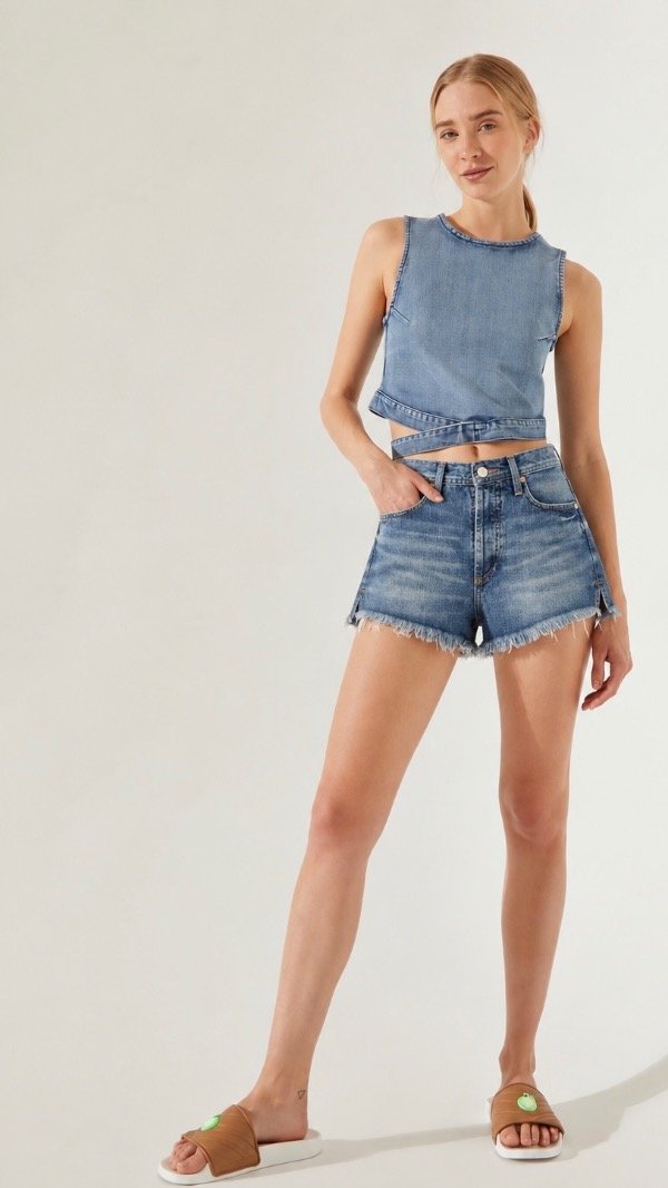 Producto - Short denim Jazmin Chebar T24 - 0