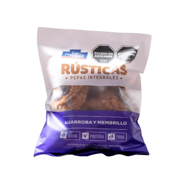 Producto - Pepas Rusticas algarroba y membrillo La Francia