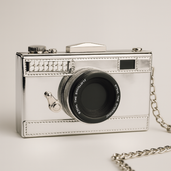 Producto - Cámara de Fotos Metalizada (plateado)