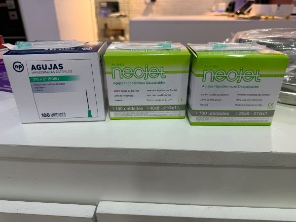 Producto - Agujas hipodérmicas x10