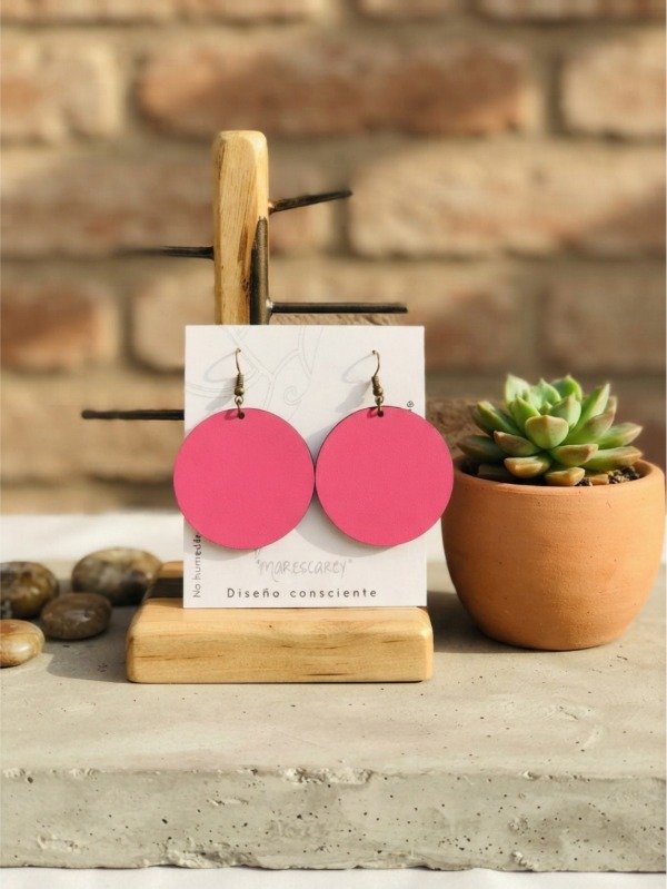 Producto - Aros Medallón / Fucsia Power - 1
