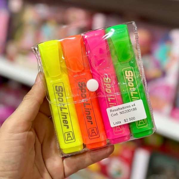 Producto - Set X4 Resaltadores 200186