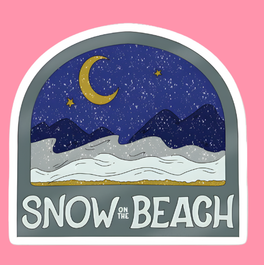 Producto - Snow On The Beach Sticker