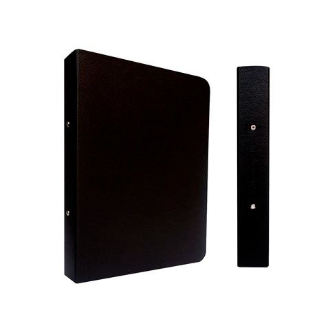 Producto - CARPETA A4 2X40 FIBRA NEGRO FIBRACAP