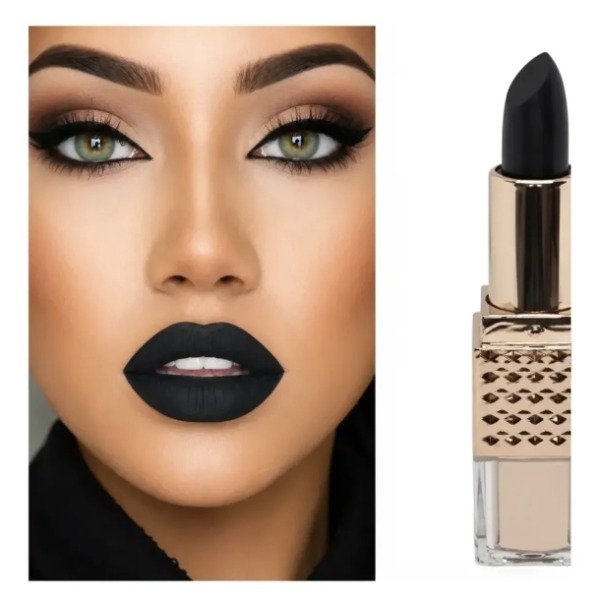Producto - Labial Negro Matte