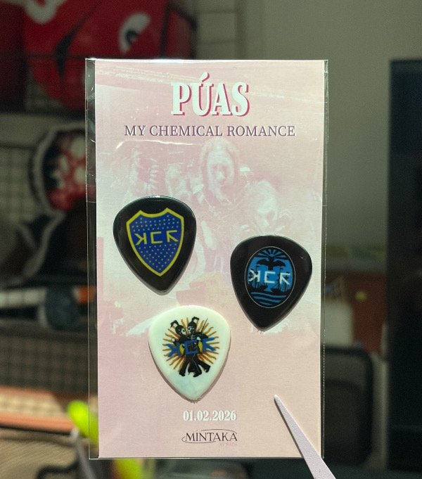 Producto - púas mcr x argentina 2026 x pack x3