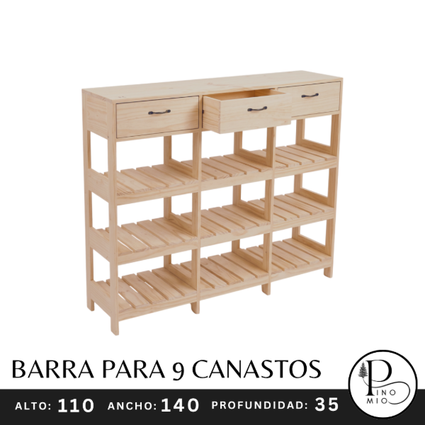 Producto - BARRAS PARA 9 CANASTOS
