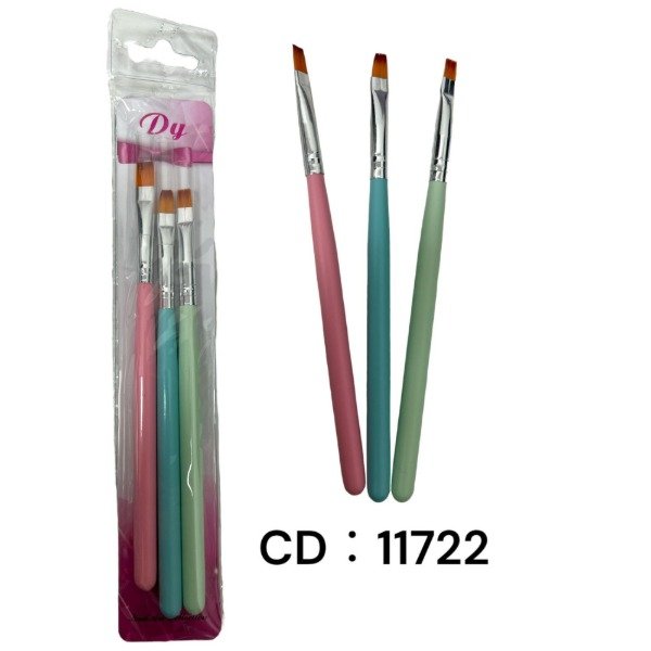 Producto - PACK X3 PINCELES CHATOS
