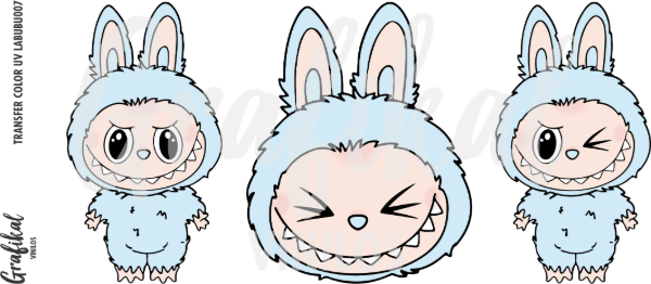 Producto - Transfer Color UV Labubu 007