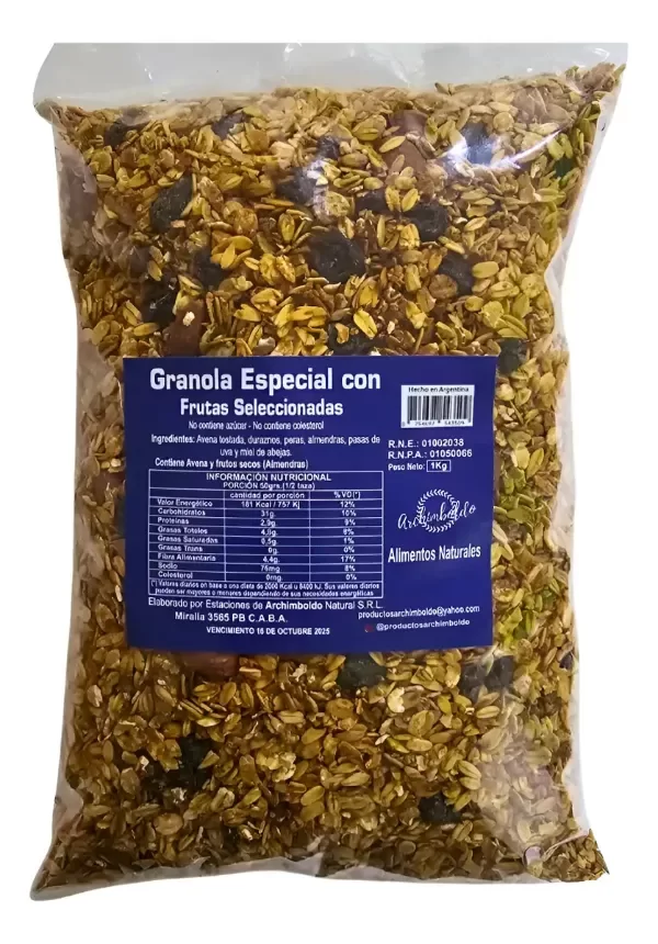 Producto - Granola Especial con Frutas Seleccionadas x 1kg - Archimboldo