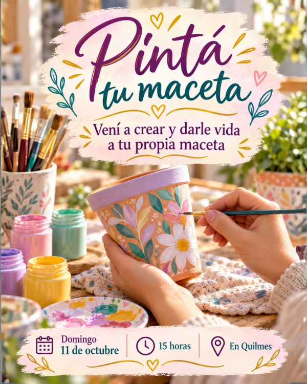 Producto - Taller Pinta tu Maceta