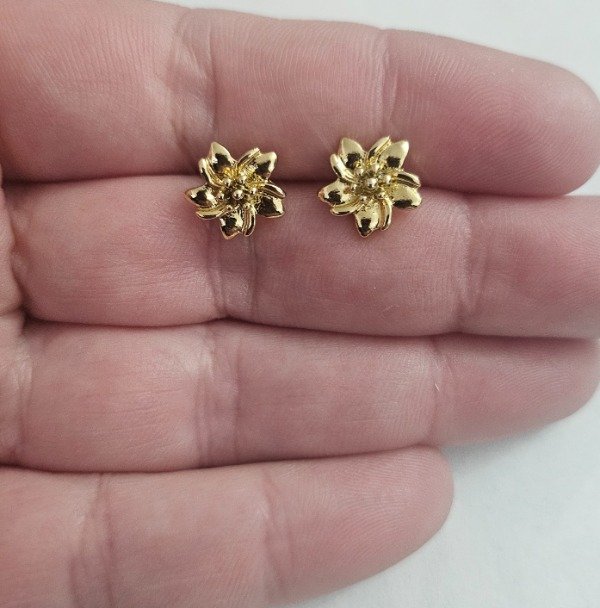 Producto - Aros flor tipo chunky