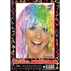 Producto - Peluca Metalizada Multicolor