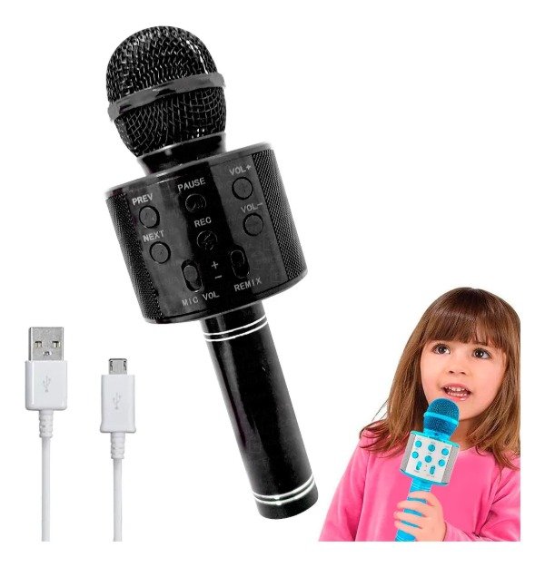 Producto - Microfono Karaoke Bluetooth Inalambrico Parlante Recargable