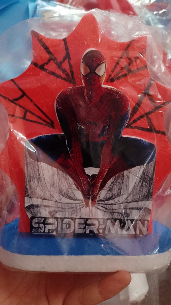 Producto - Adorno para torta telgopor SPIDERMAN