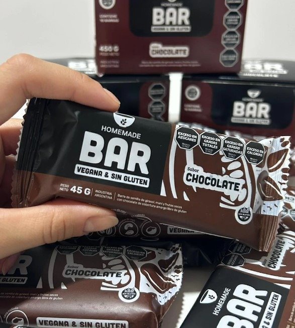 Producto - Barra choco vegan y sin gluten x 10uni