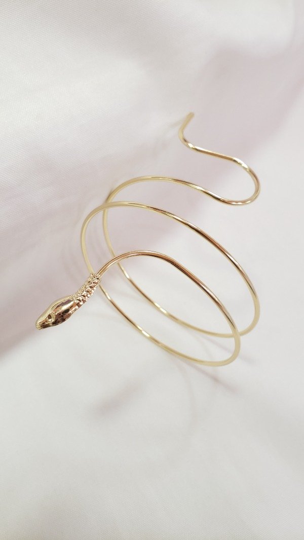 Producto - Brazalete snake dorado