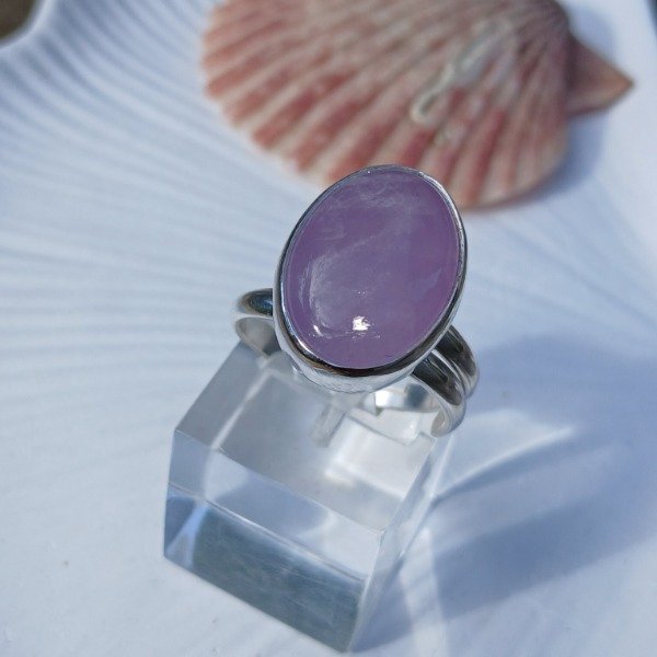 Producto - Anillo Plata 925 amatista lavanda ajustable
