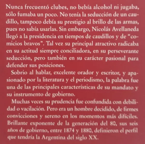 Producto - Grandes Protagonistas De La Historia Felix Luna Nicolas Avellaneda (usado) - 3
