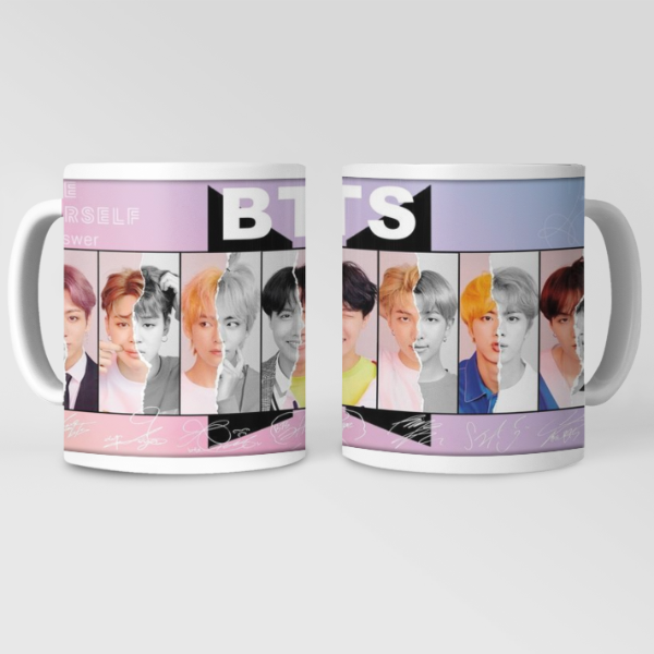 Producto - Taza cerámica Bts lila