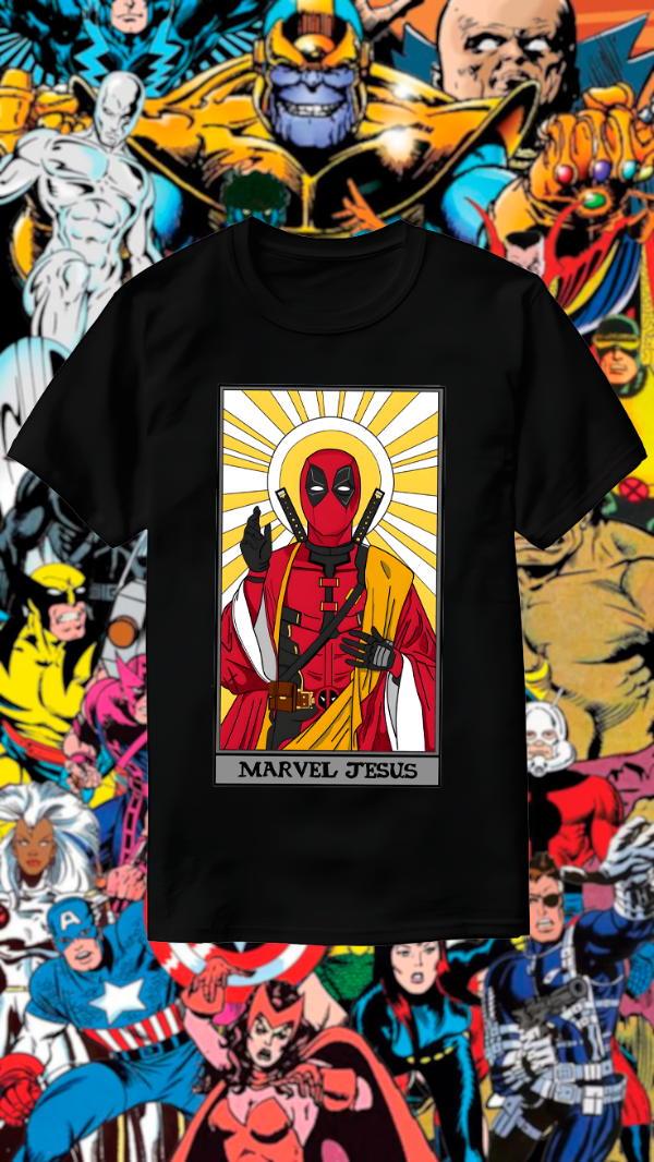 Producto - Remera de algodon dead pool marvel jesus