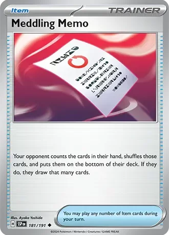 Producto - Meddling Memo - 181/191 - Surging Sparks