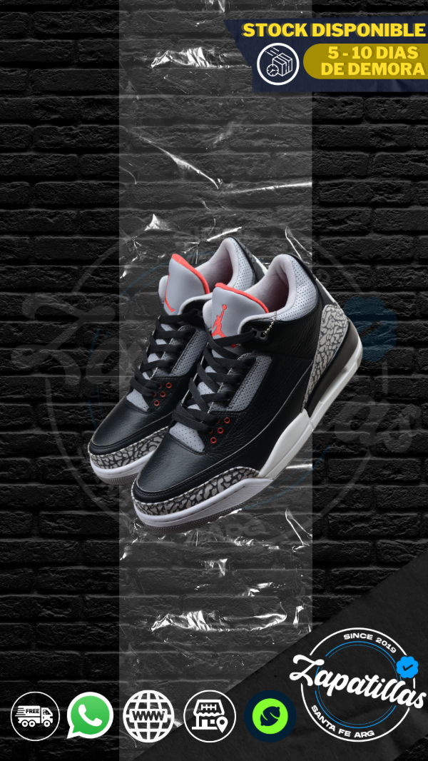 Producto - Nike Air Jordan 3 Black Cement