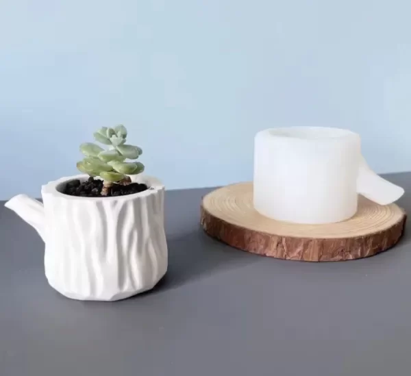 Producto - Molde de silicona maceta tronco regadera