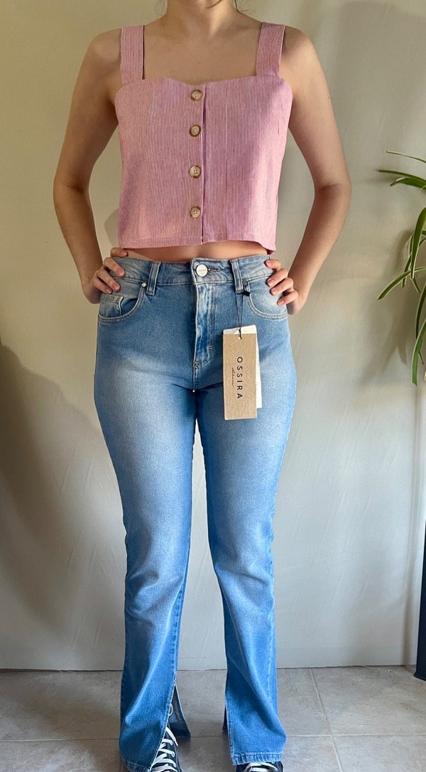 Producto - Panatalon mom c/tajos