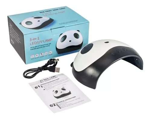 Producto - Cabina Uv Led Para Uñas Panda 36w