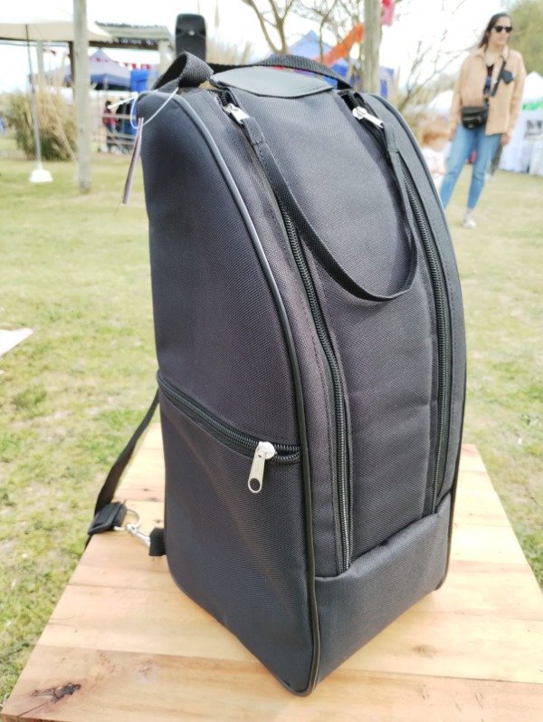 Producto - Bolso abertura frontal negro