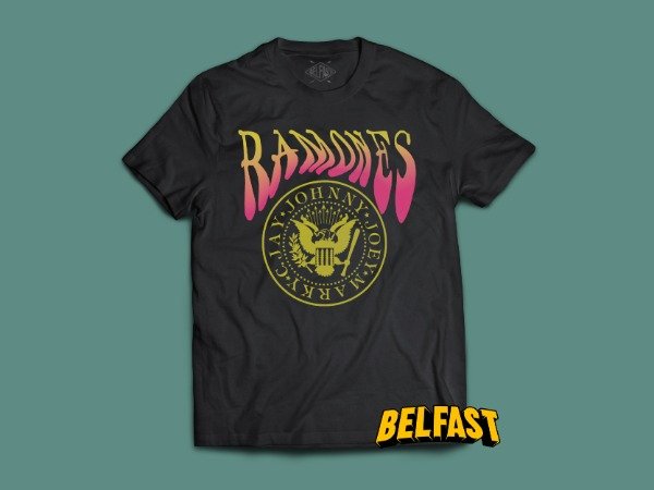 remera ramones mondo bizarro logo