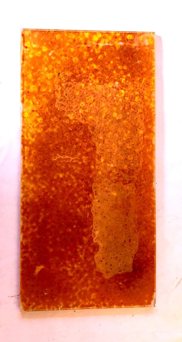 Producto - Vidrio esmaltado mandarina