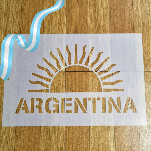 Producto - ST 5334 de 20x30 cm - Stencil Argentina Sol