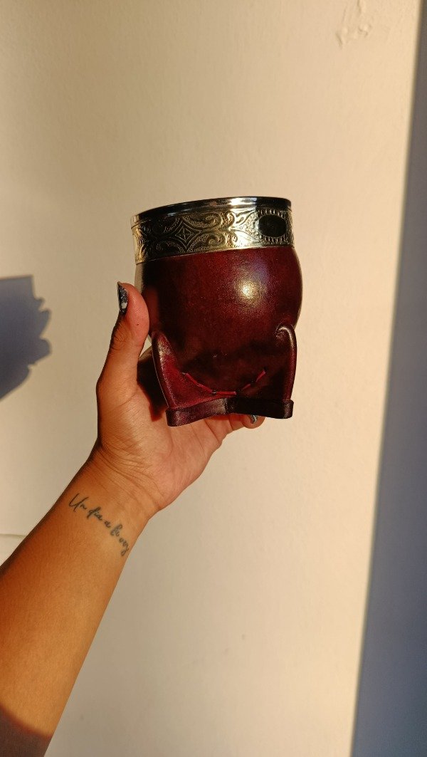 Producto - Imperial de calabaza cuero borravino CON GRABADO PERSONALIZADO