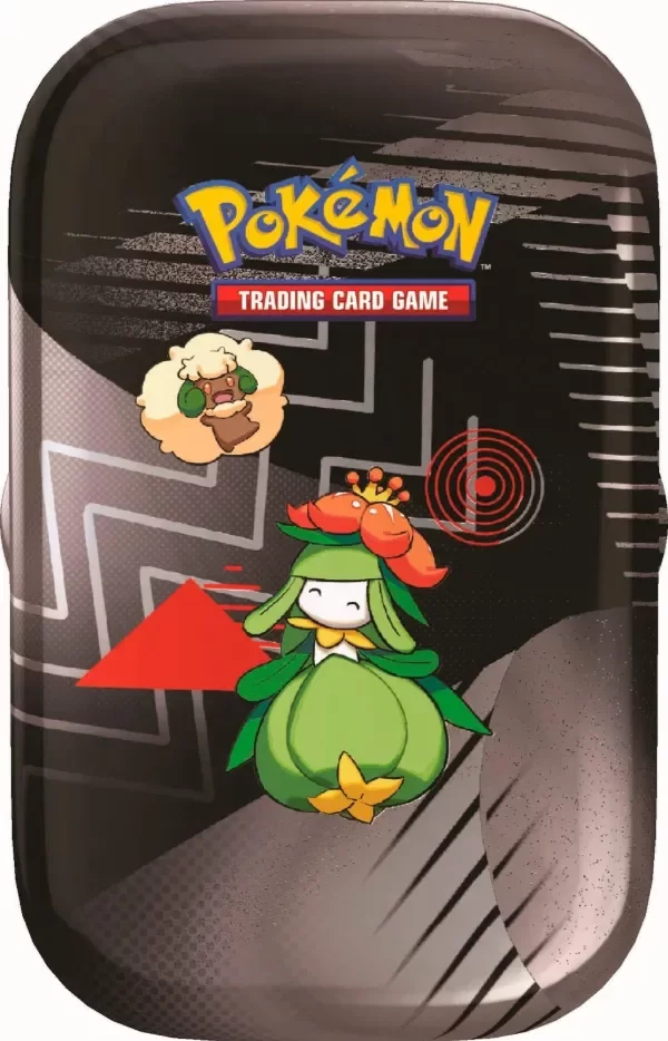 Producto - Mini Tin Unova LILLIGANT WHIMSICOT - Black Flare and White Bolt INGLES SELLADO