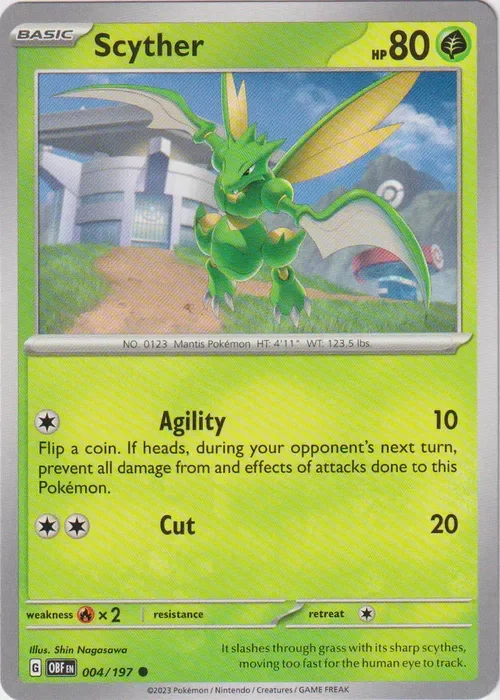 Producto - Scyther - 004/197 - Obsidian Flames