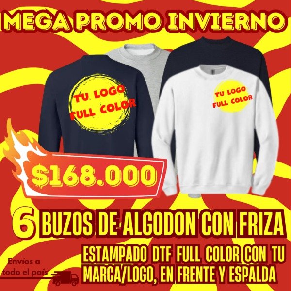 Producto - Promo buzos cuello redondo