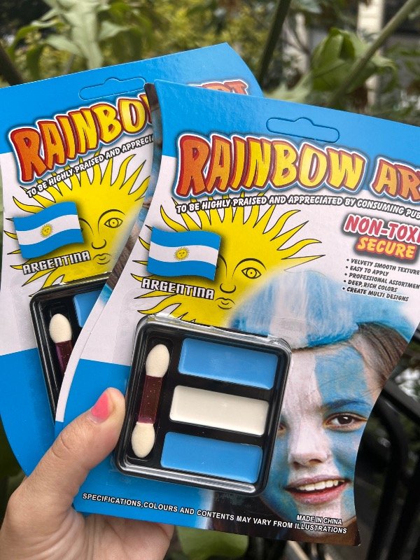 Producto - 2 set pinta cara argentina