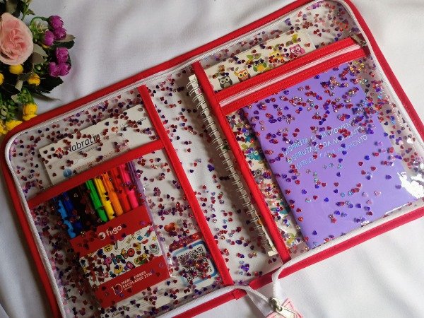 Producto - ORGANIZADOR A5 O PORTA AGENDAS "CRISTAL CORAZON" - 1