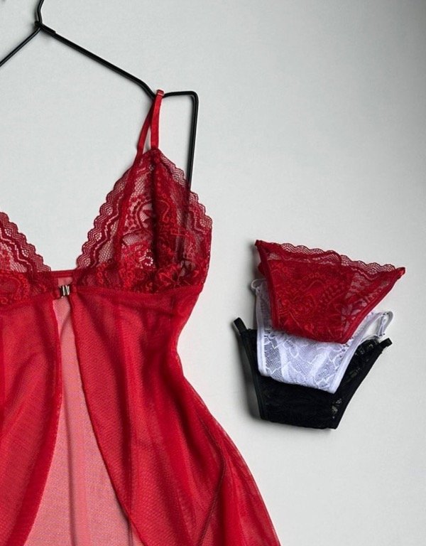 Producto - Babydoll abierto + less - 3