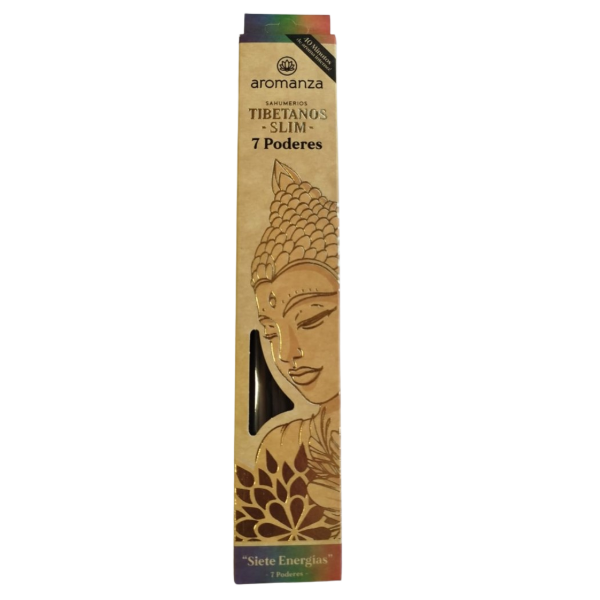 Producto - Aromanza - Sahumerio Tibetano Slim - 7 Poderes