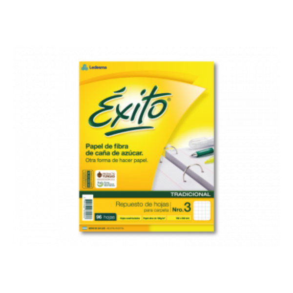 Producto - REPUESTO ESCOLAR EXITO "ECOLOGICO" 96 HS