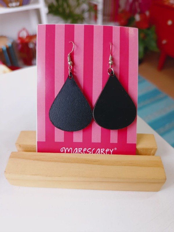 Producto - Aros Gotas de Amor / Negro Black - 2