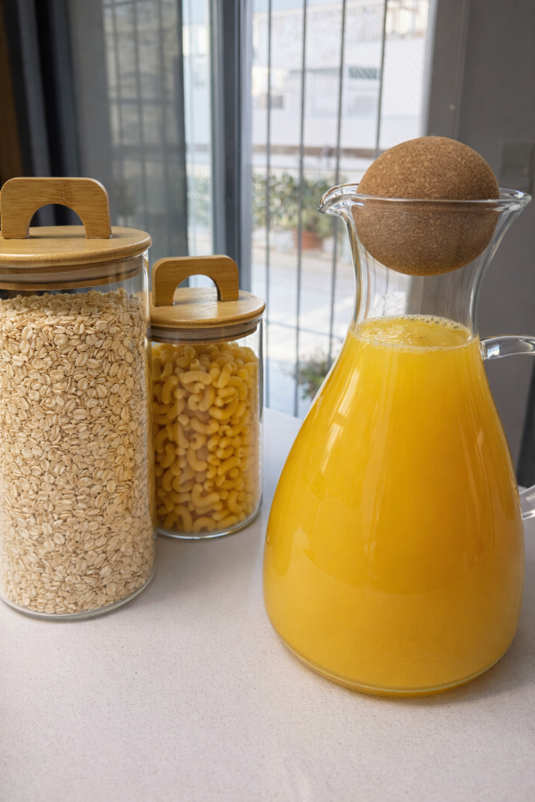 Producto - JARRA CON TAPA DE CORCHO CIRCULAR 1600ml