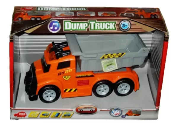 Producto - Dickie Toys Camion Volcador Con Luz Y Sonido 15 Cm Largo