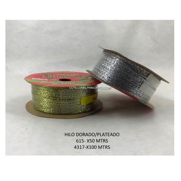 Producto - Hilo Oro/Plata x10mts  (Elegir Color)